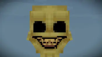 Verity Demon shown in a dark Minecraft forest