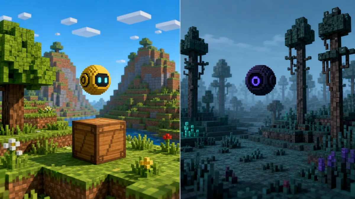 Editorial comparison of the separate Verity JE and Verity Remake project paths